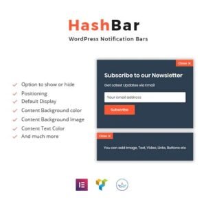 HashBar Pro - WordPress Notification Bar